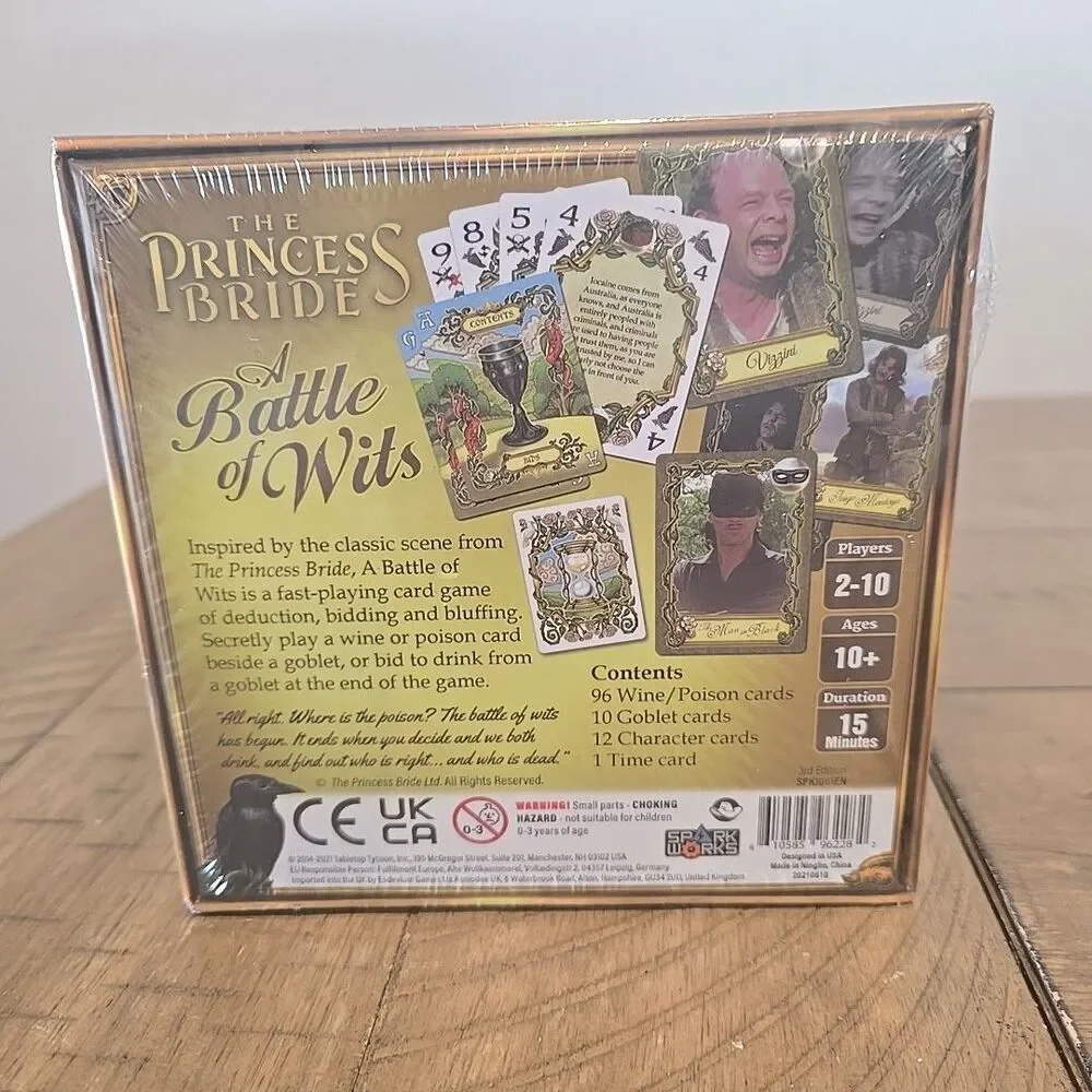 The Princess Bride: A Battle of Wits - Board Game - Spark Works Sealed NIB